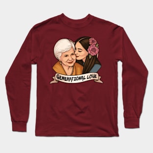 Mom's Generational Love Long Sleeve T-Shirt